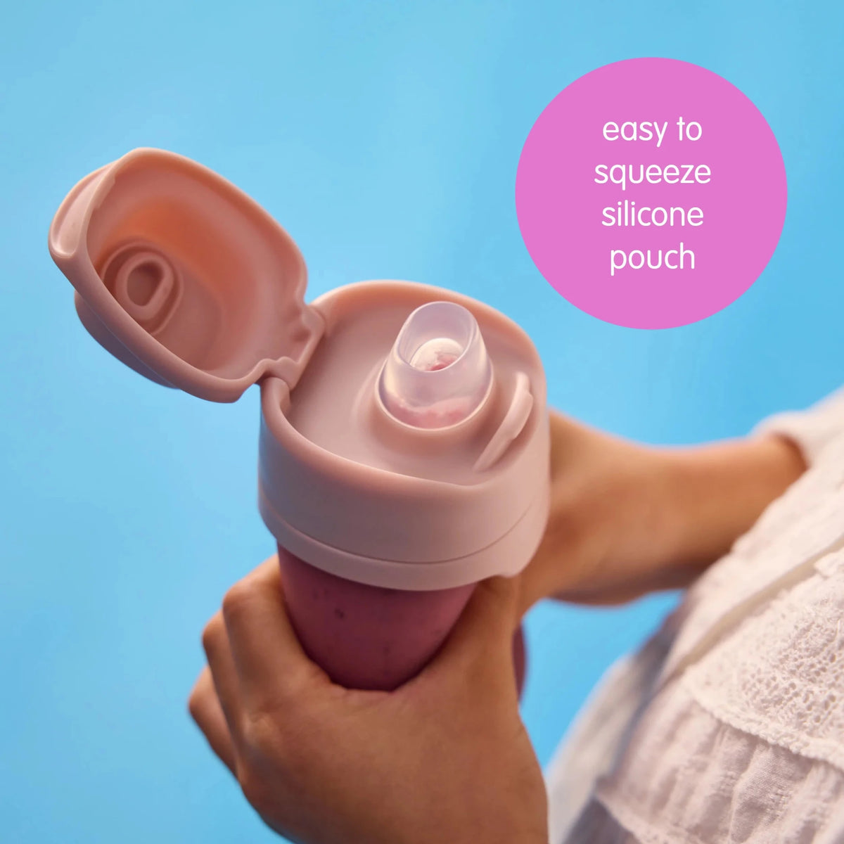 B.Box Reusable Yoghurt Pouch Berry- BentoBliss
