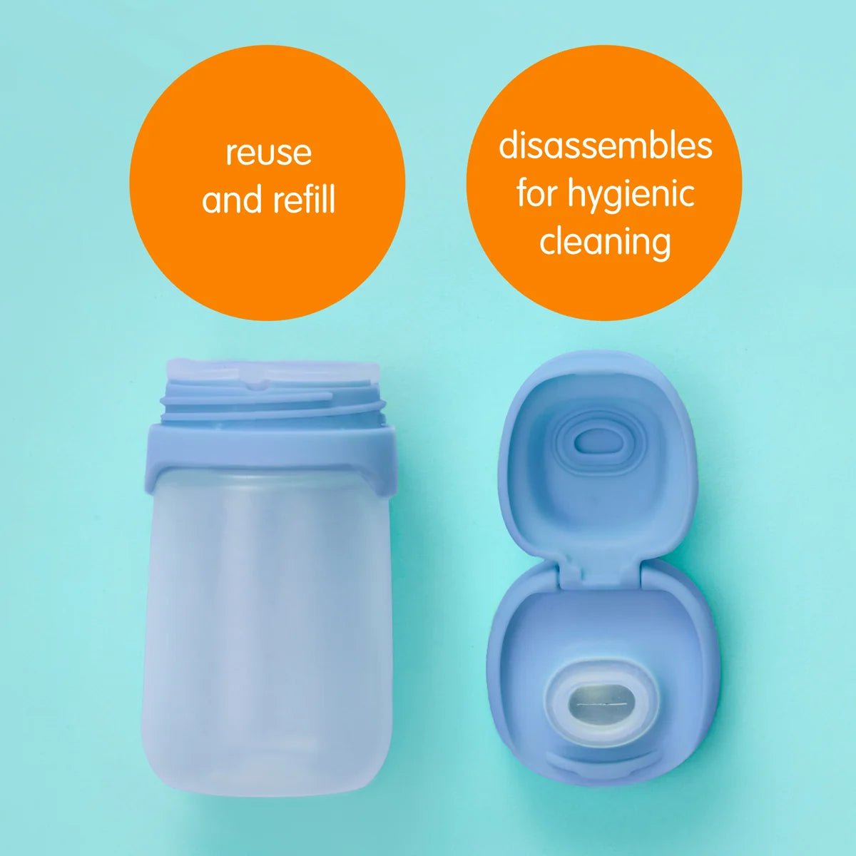B.Box Reusable Yoghurt Pouch Ocean- BentoBliss