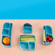 B.Box Silicone Bento Buddy - Snackbox - Confetti