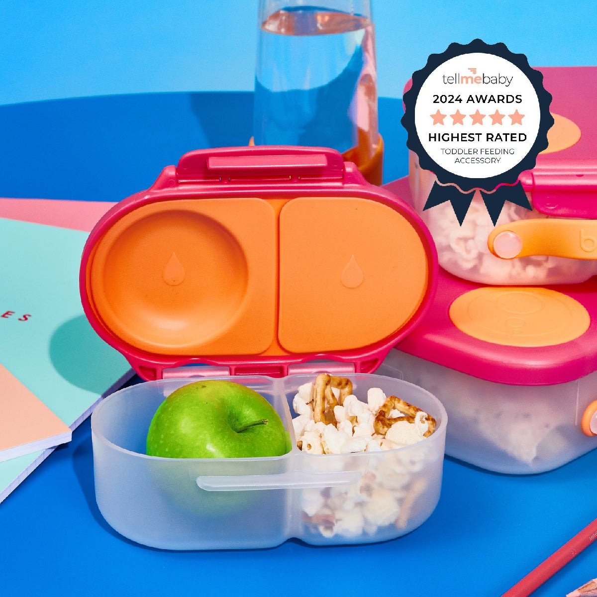 B.Box Snackbox - Flamingo Fizz - BentoBliss