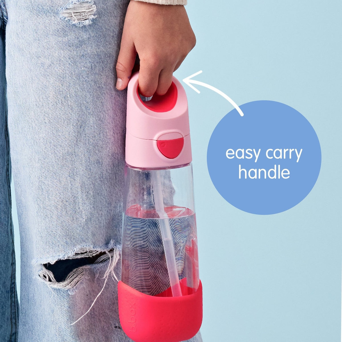 B.Box Tritan Drink Bottle 600ml - Lemon Twist - BentoBliss