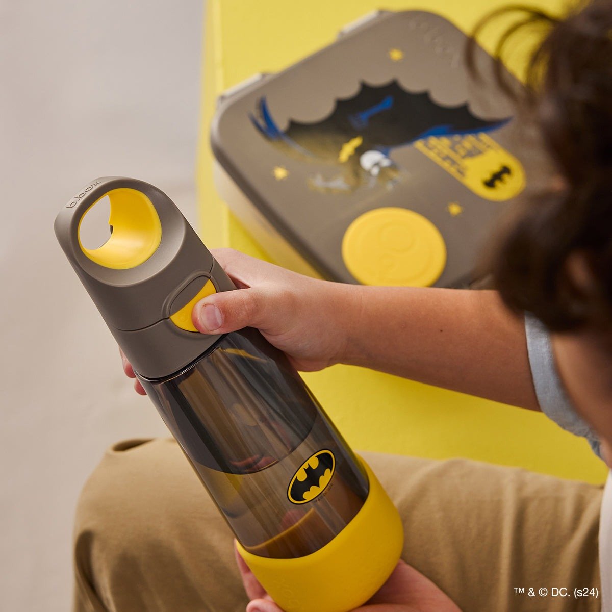 B.Box Tritan Drink Bottle 600ml - Batman - BentoBliss