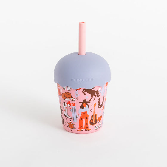 Chino Club Mini Smoothie Cup & Straw 200ml