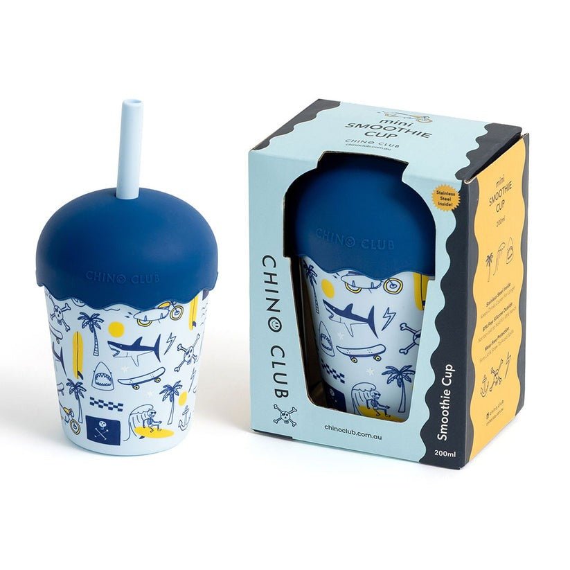 Chino Club Mini Smoothie Cup & Straw 200ml - BentoBliss