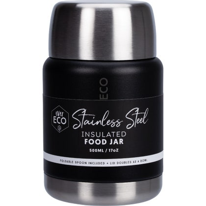 Ever Eco Insulated Food Jar 500ml - Onyx