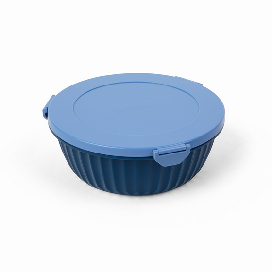 Yumbox Leakproof Poke Salad Bowl - Hawaii Blue - BentoBliss 