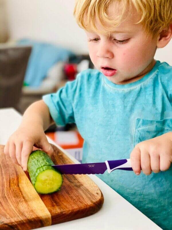 Kiddikutter Knife - Purple - BentoBliss