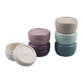 Melii Luxe Condiment Containers Set of 6 - Assorted Colours - BentoBliss