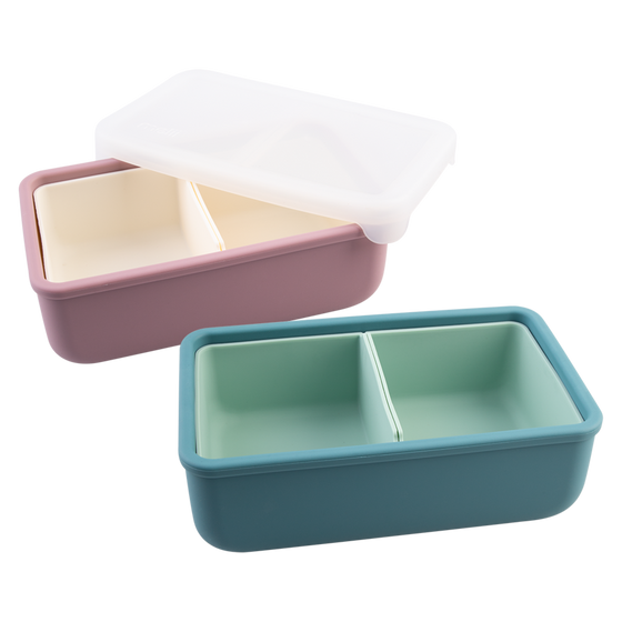 Melii Luxe Silicone Bento With Silicone Divider 700ml