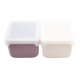 Melii Luxe Silicone Snack Containers Set 2 236ml
