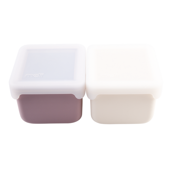 Melii Luxe Silicone Snack Containers Set 2 236ml