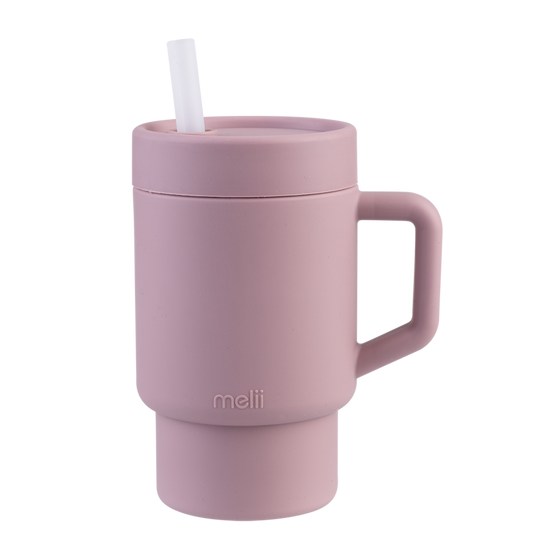 Melii Luxe Silicone Tumbler With Straw 265ml