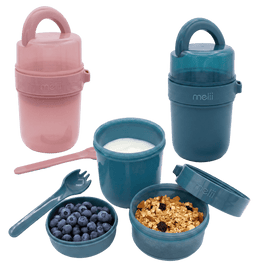 Melii Luxe Yoghurt Or Salad On The Go With Spoon 780ml - BentoBliss