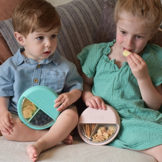 Melii Spin Snack Container - Teal