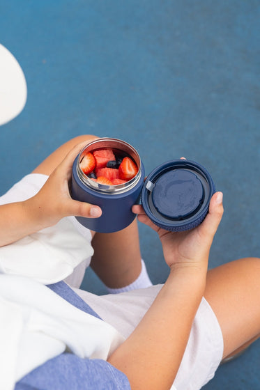MontiiCo Insulated Food Jar - Navy lifestyle