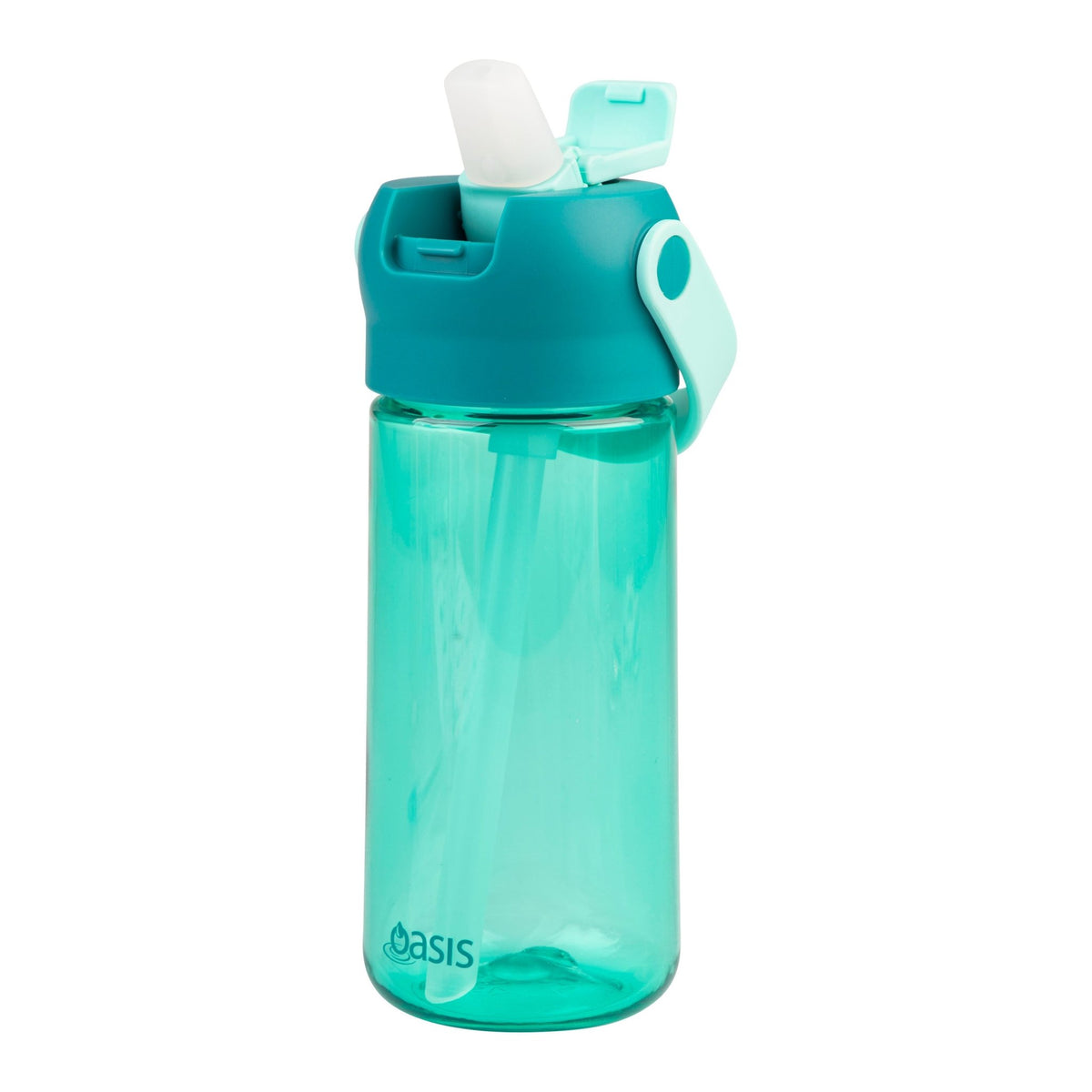Oasis Flip N Sip Tritan Kid's Drink Bottle 460ml Green- BentoBliss