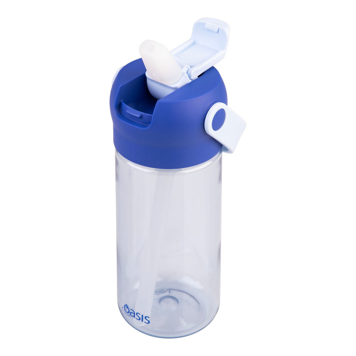 Oasis Flip N Sip Tritan Kid's Drink Bottle 460ml Blue- BentoBliss