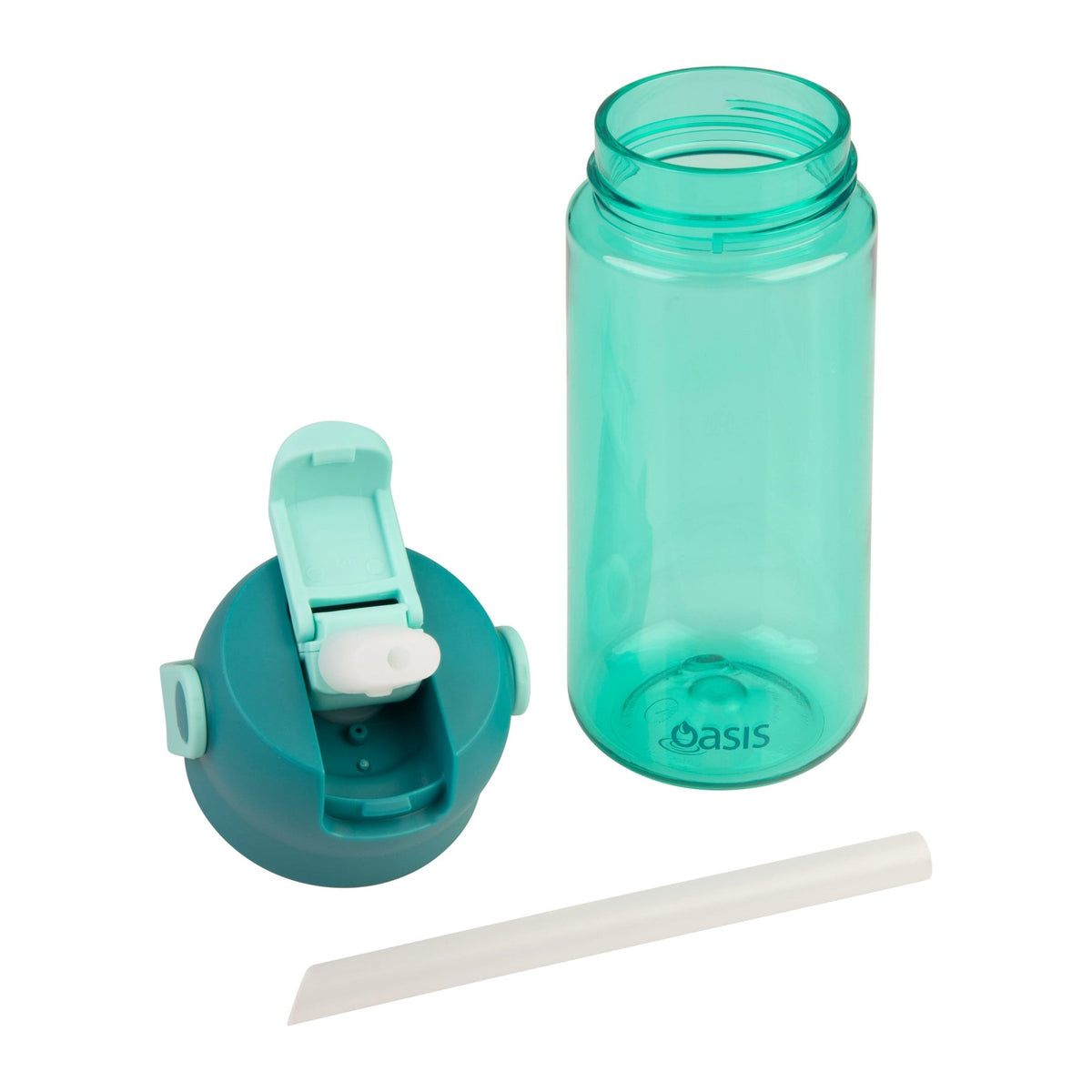 Oasis Flip N Sip Tritan Kid's Drink Bottle 460ml Green- BentoBliss