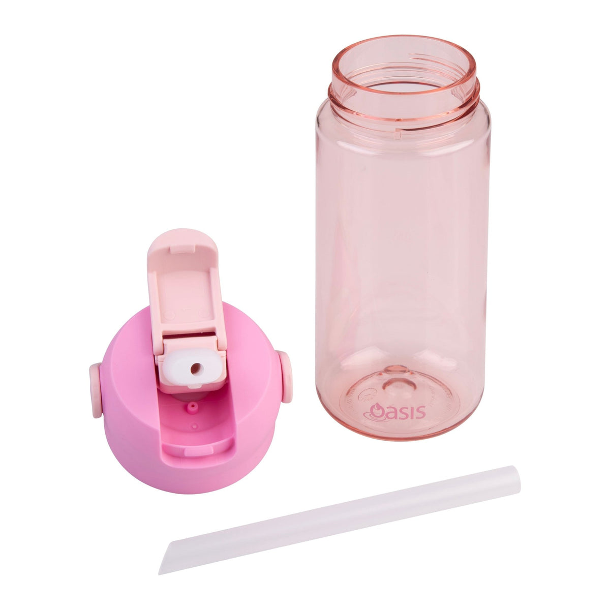 Oasis Flip N Sip Tritan Kid's Drink Bottle 460ml Pink- BentoBliss