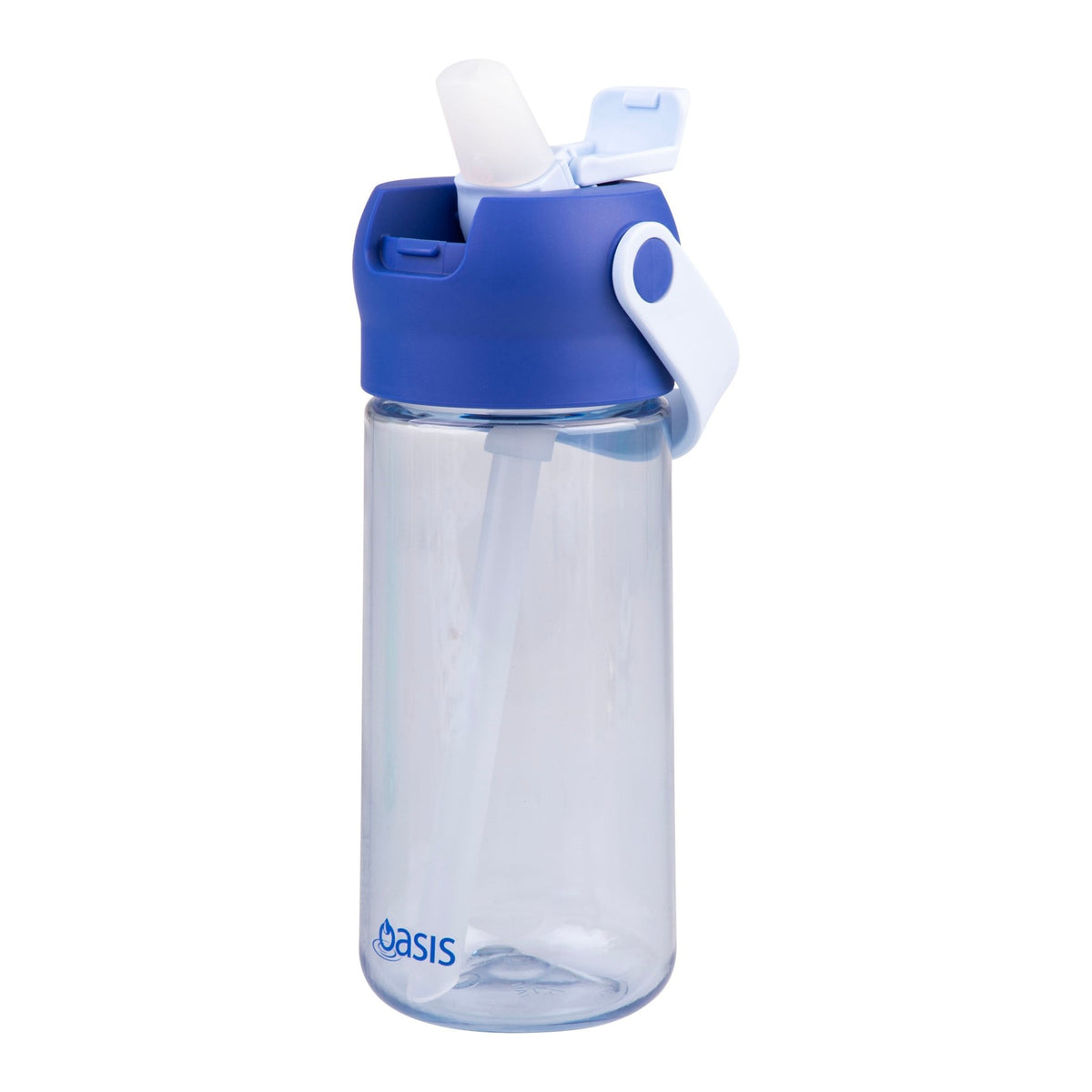 Oasis Flip N Sip Tritan Kid's Drink Bottle 460ml Blue- BentoBliss