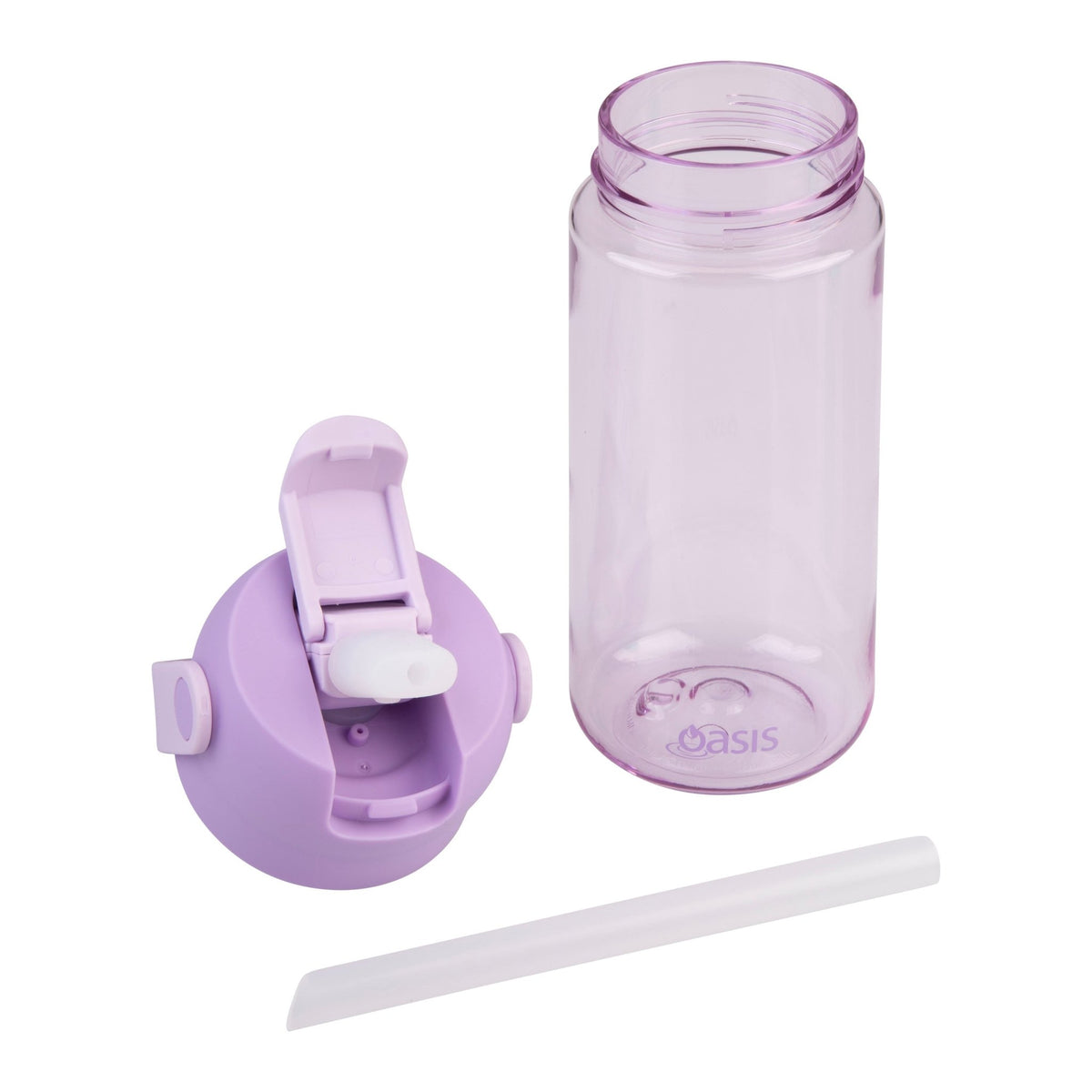 Oasis Flip N Sip Tritan Kid's Drink Bottle 460ml Lavender- BentoBliss