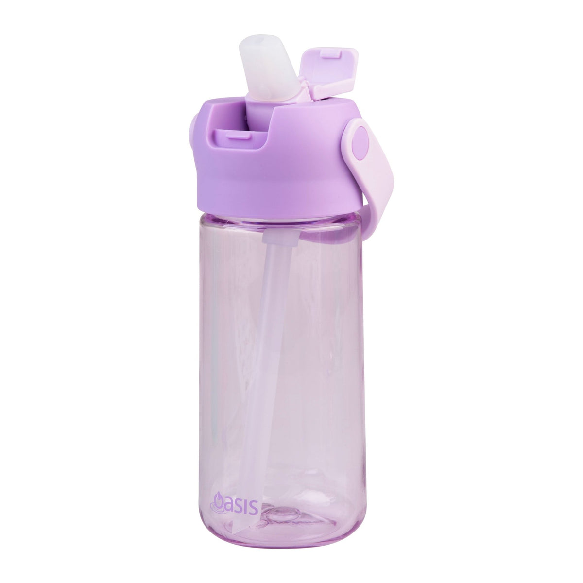Oasis Flip N Sip Tritan Kid's Drink Bottle 460ml Lavender- BentoBliss
