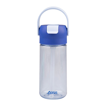 Oasis Flip N Sip Tritan Kid's Drink Bottle 460ml Blue- BentoBliss