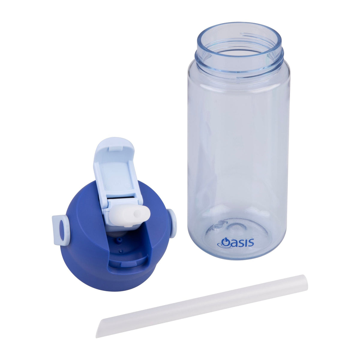 Oasis Flip N Sip Tritan Kid's Drink Bottle 460ml Blue- BentoBliss