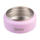 Oasis Insulated Food Flask 230ml Bubblegum Pink – Open Base Showing Stainless Steel Interior