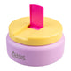 Oasis Insulated Food Flask 230ml Bubblegum Pink – Lid Open with Built-In Foldable Spoon