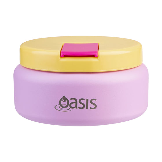 Oasis Insulated Food Flask 230ml in Bubblegum Pink – Stainless Steel Kids School Lunch Thermos