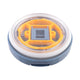 Oasis Insulated Food Flask 230ml blue lid underside with clear open-close vent and sealing ring.