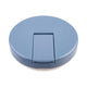 Oasis Insulated Food Flask 230ml top view of blue closed lid with recessed pull tab.