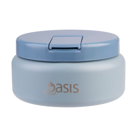 Oasis Insulated Food Flask 230ml in Hazy Blue – Stainless Steel Kids School Lunch Thermos