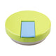 Oasis Insulated Food Flask 230ml close-up of lime green lid with light blue pull tab.