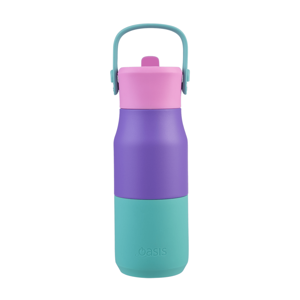 Oasis Insulated Food Flasks & Junior Drink Bottle - Mermaid Purple - BentoBliss