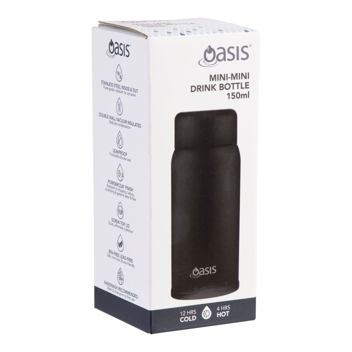 Oasis Insulated Mini-Mini Drink Bottle 150ml - BentoBliss