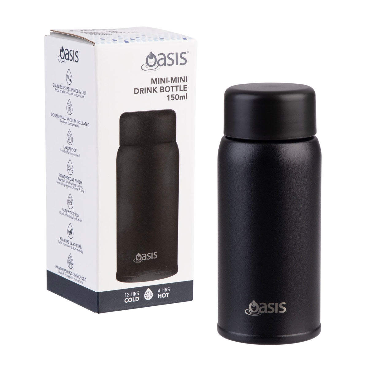 Oasis Insulated Mini-Mini Drink Bottle 150ml - BentoBliss