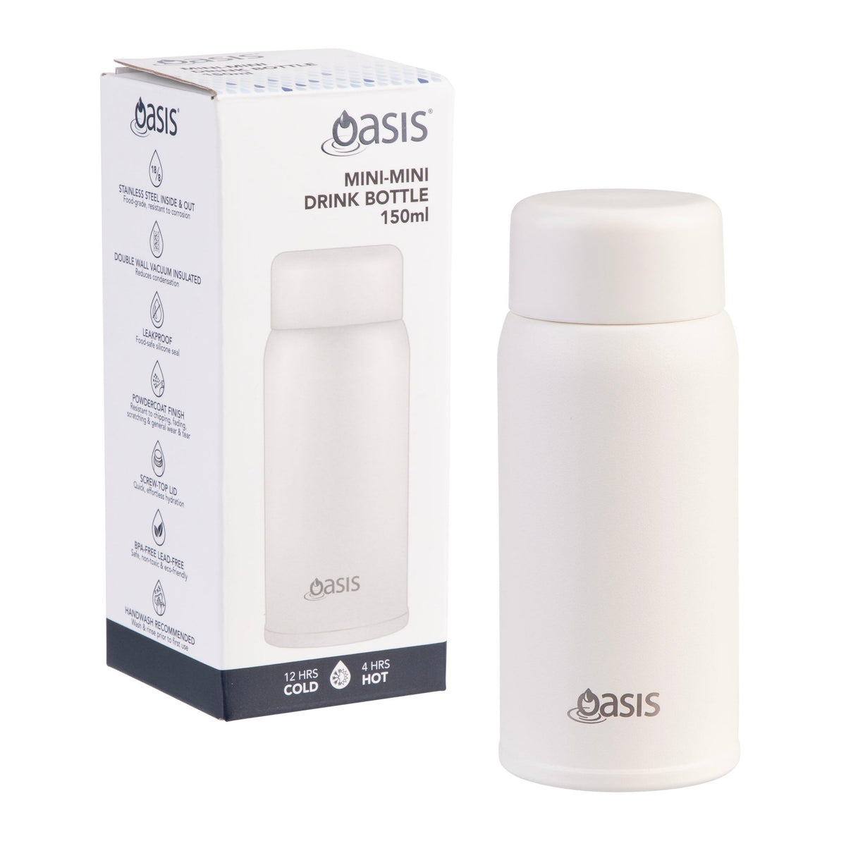 Oasis Insulated Mini-Mini Drink Bottle 150ml - BentoBliss