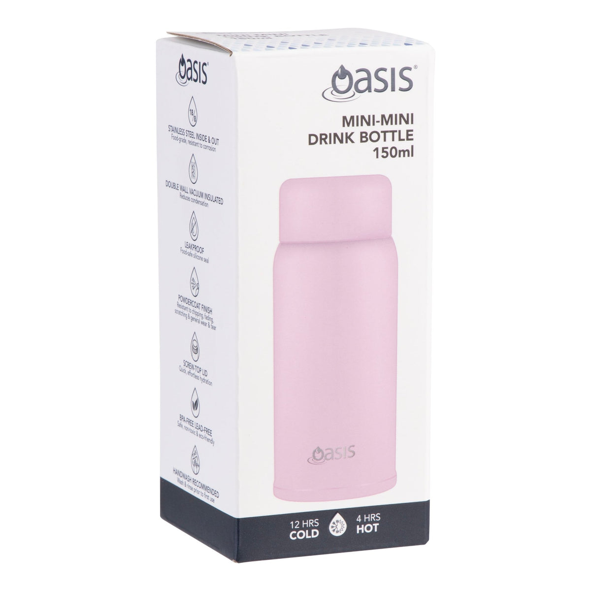 Oasis Insulated Mini-Mini Drink Bottle 150ml - BentoBliss