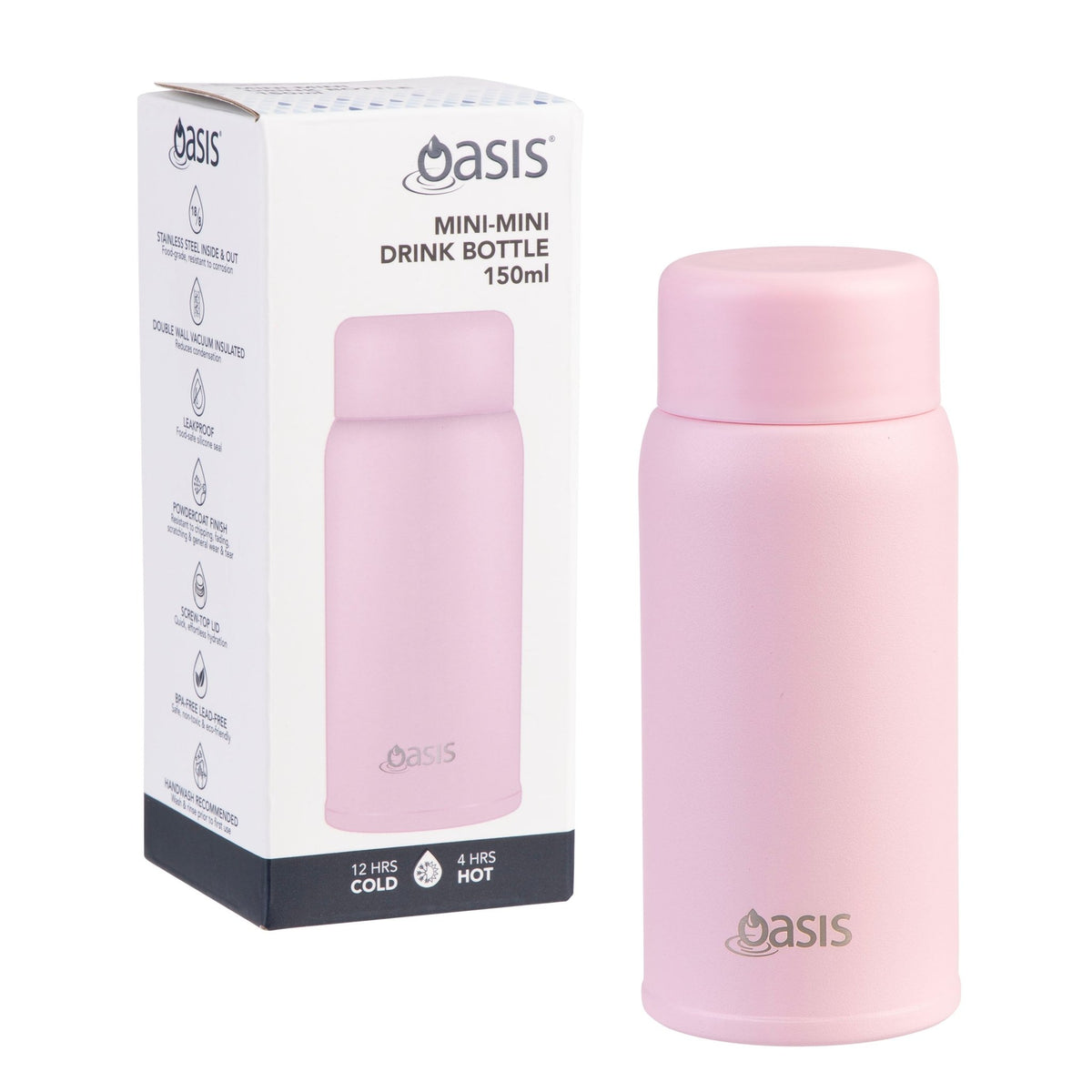 Oasis Insulated Mini-Mini Drink Bottle 150ml - BentoBliss