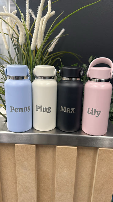 Oasis Stainless Steel Insulated Mini Bottle 300ml Alabaster- BentoBliss