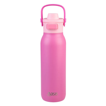 Oasis Verso Ceramic Lined Insulated Drink Bottle 750ml Berry Blast- BentoBliss
