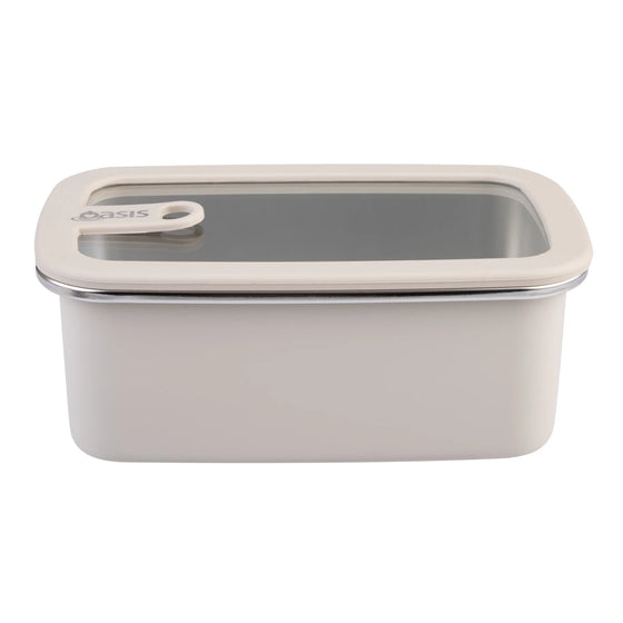 Oasis Microwave Safe Stainless Steel Container Bundle - Oat