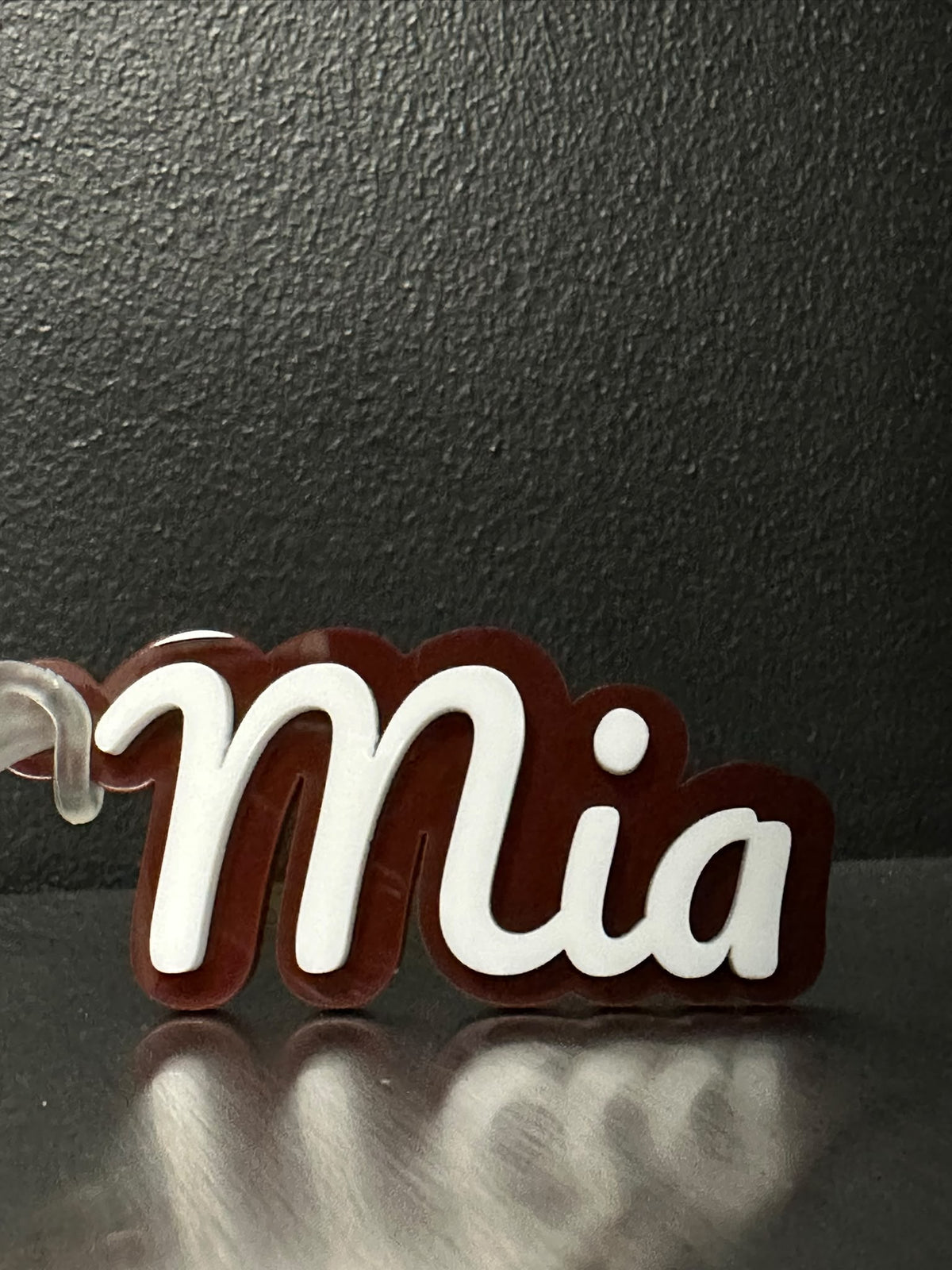 Personalised Name Acrylic Bag Tag - BentoBliss