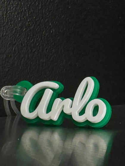 Personalised Name Acrylic Bag Tag - BentoBliss