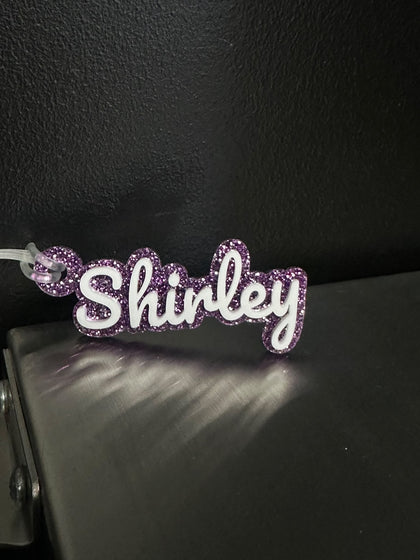 Personalised Name Acrylic Bag Tag - BentoBliss