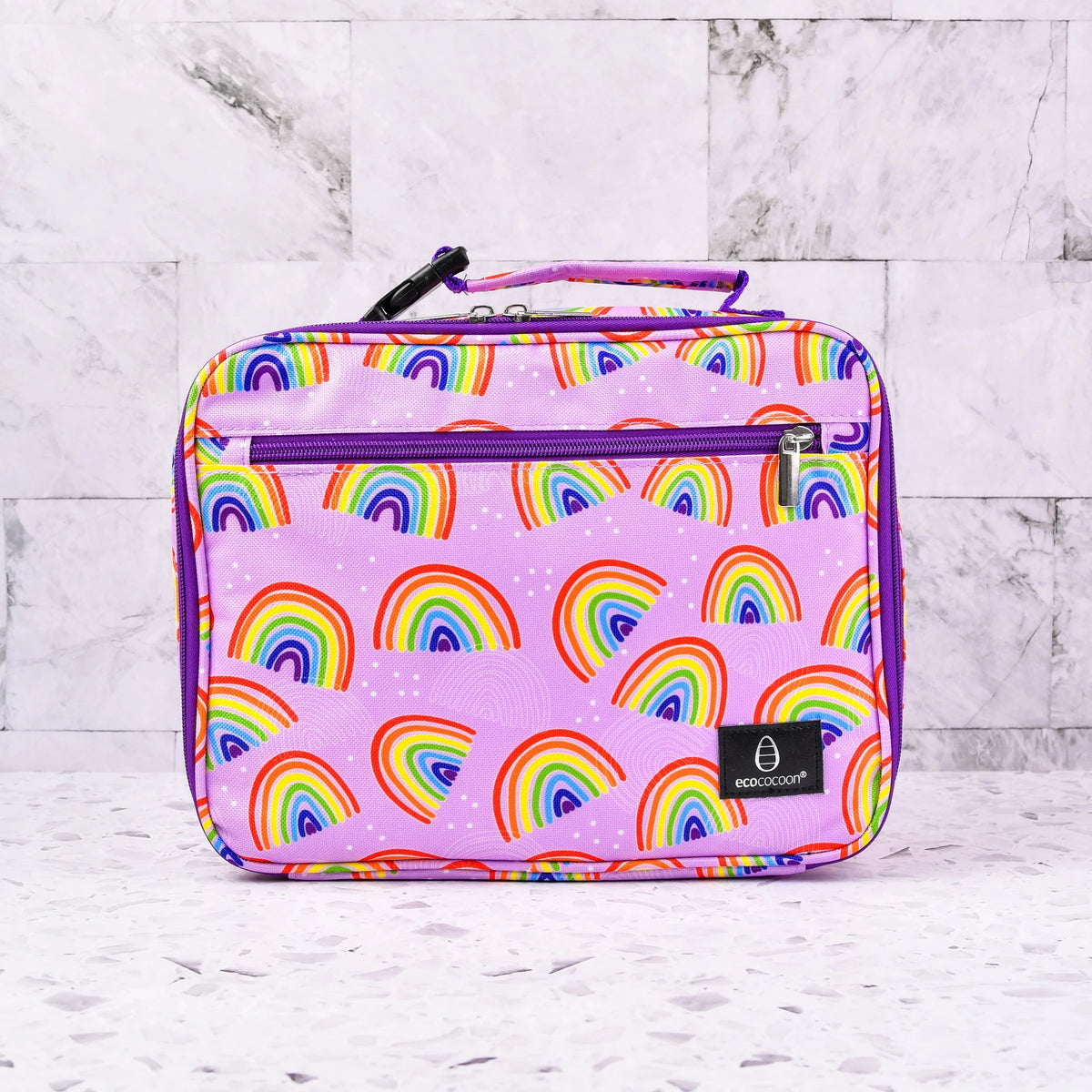 Ecococoon Insulated Lunch Bag - Rainbows - BentoBliss