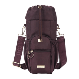 Sachi Crossbody Insulated Bottle Bag - Bordeaux - BentoBliss