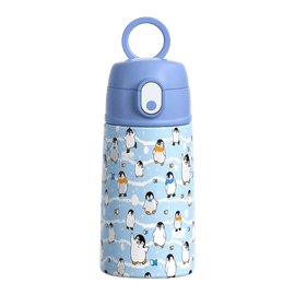 Sachi Insulated Double Decker Lunchbag and Drink Bottle - Happy Penguins - BentoBliss